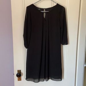 Black 3/4 sleeve dress
